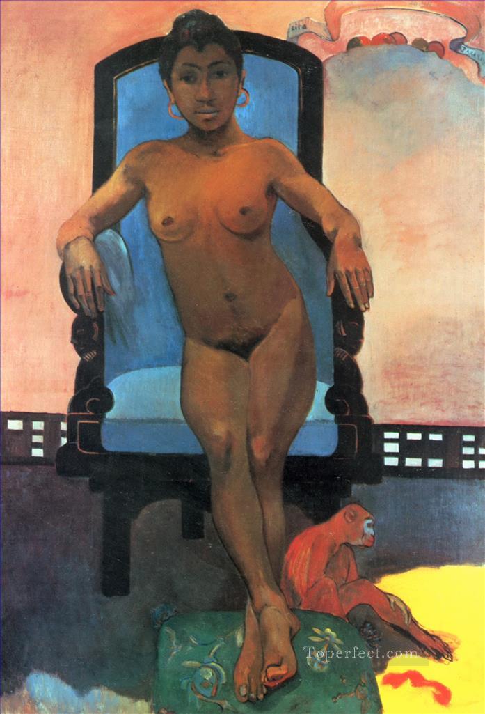 Aita Tamari vahina Judith te Parari Annah the Javanese Paul Gauguin impressionism nude Oil Paintings